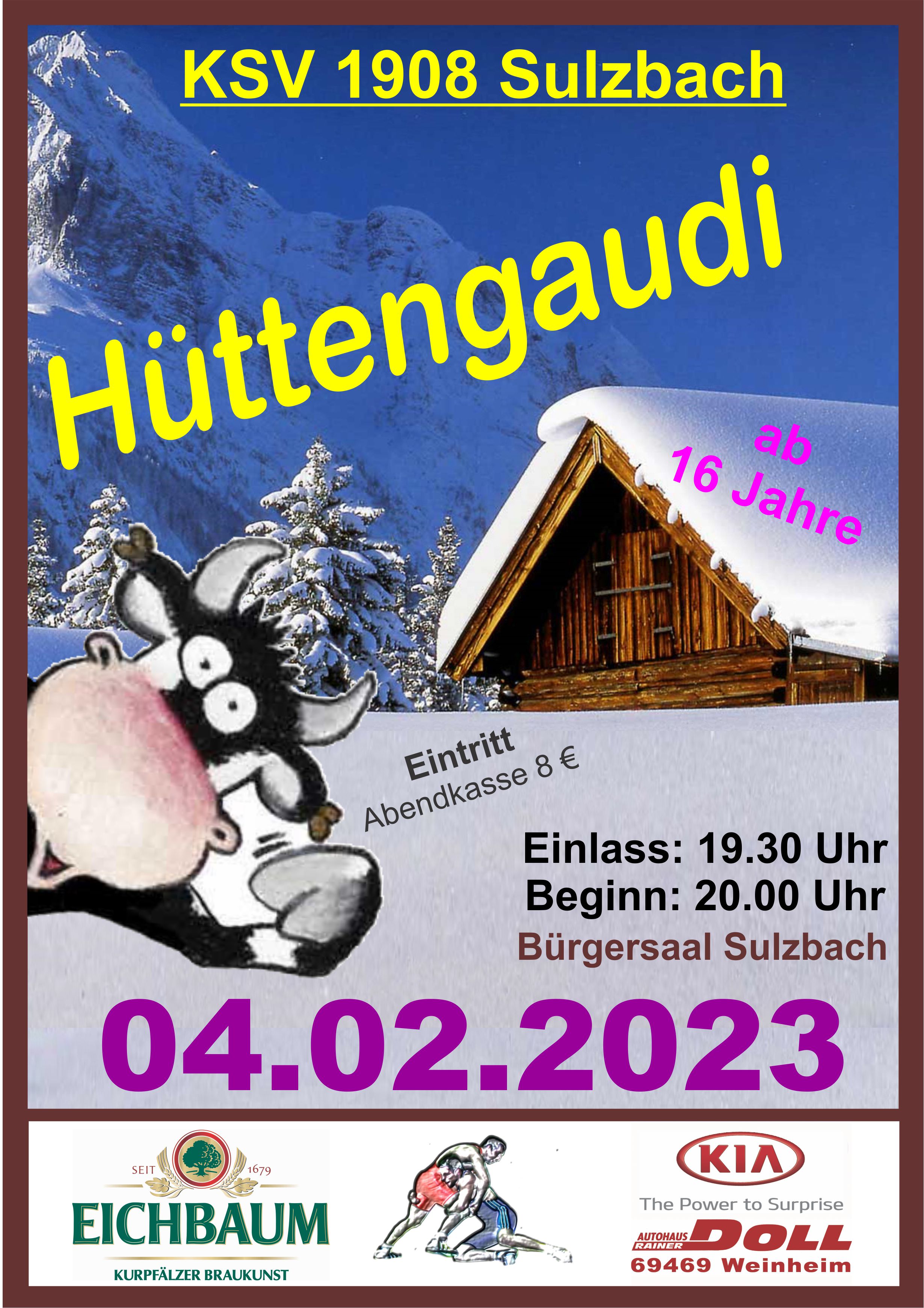 2023 Plakat Hüttengaudi