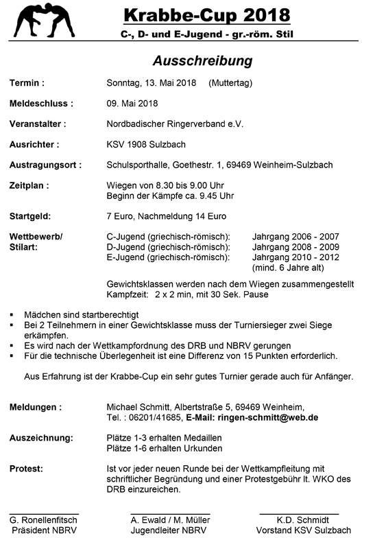 Ausschreibung Krabbe Cup 2018 01 klein